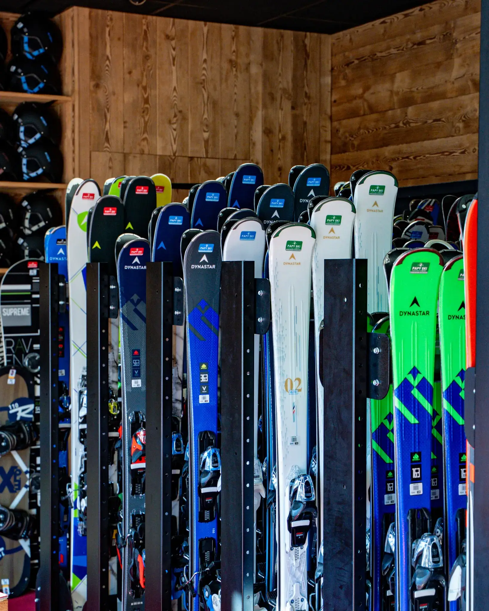 Racks de skis à louer chez Papy Ski à Orcières